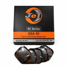 80 Pcs JET SSA 55 All Purpose Repair Square Tire Patch Medium 2.1/8"-54 MM - image 2