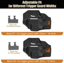 Universal OWB Gun Holster– Fits Most Popular Compact to Full Size Handguns, RH - image 5
