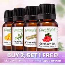 Essential Oils 10 ml  -  Pure & Natural - 50+ Popular Oils - GreenHealth - image 2