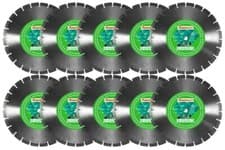 10PK-14" Concrete Masonry Asphalt 12.9MM High SEG MORE Diamond Saw Blade-BEST
