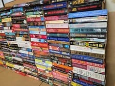 Lot of 20 Mystery Thriller Fiction Paperbacks Popular Author Books MIX UNSORTED