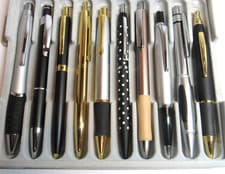 SET OF 10 METAL CLICK TOP BALLPOINT PENS -MOST POPULAR-LIMITED + BONUS MINI PEN - image 2