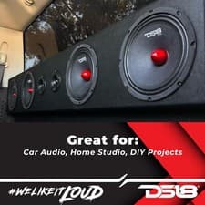 DS18 PRO-GM8.4B Loudspeaker - 8", Car Speaker Midrange with Red Aluminum Bullet - image 4