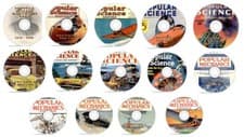 Popular Science, Popular Mechanics, 1337 Issues on 14 DVDs, Full Magazine Set