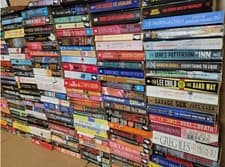 Lot of 20 Mystery Thriller Fiction Paperbacks Popular Author Books MIX UNSORTED