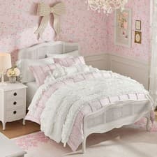 Pottery Barn Teen - LoveShackFancy Eyelet Ruffle Sheet Set - Popular - image 3