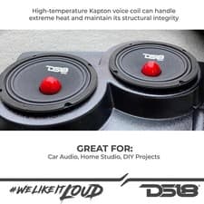 DS18 PRO-GM6B 6.5" MIDRANGE CAR SPEAKER WITH BULLET LOUDSPEAKER 480 WATTS 8 OHM - image 4
