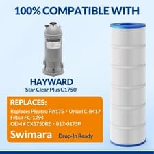 PA175 Pool Filter Cartridge for Hayward C1750 CX1750RE C-8417 Filbur FC-1294 - image 3