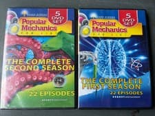 POPULAR MECHANICS FOR KIDS - The Complete Second Seasons 1 & 2 (5 DVD Set Each)