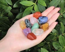 Beginners Crystal Kit, 10 pcs In Velvet Pouch: Most Popular Tumbled Stones Set - image 5
