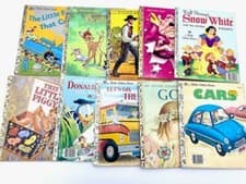 Little golden books 5 lot vintage collectable Disney Random Christmas kids - image 4