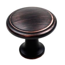 10 Pack Round Cabinet Knob Pull Handle Kitchen Bath Rubbed Bronze Popular - image 3