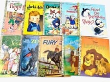 Little golden books 5 lot vintage collectable Disney Random Christmas kids - image 2