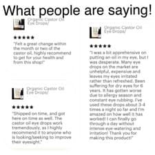 FMN Organic Castor Oil Eye Drops. Hexane Free. 100% Natural. Cold Pressed - image 3