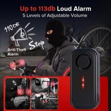 Bike Alarm with Remote Rechargeable Vehicle Anti Theft Vibration Security System - image 6