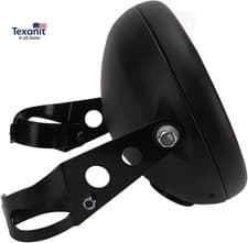7In Motorcycle Headlight Housing,Universal Motorcycle Front Light Metal Bucket B - image 3