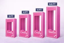 4 ,5, 6, 6.6ft tall, doll photo box, popular photo booth props birthday party - image 3