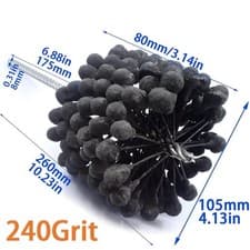 4" to 4-1/8" 100mm to 105mm Engine Cylinder Hone Bore Brush 240 Grit New USA - image 2