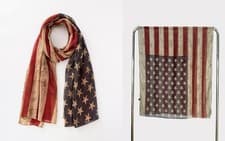Popular Shawl American Flag Oblong Scarfs Stars Pattern Headscarf Soft Love Gift - image 5