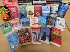 Lot of 20 Mystery Thriller Fiction Paperbacks Popular Author Books MIX UNSORTED - image 3