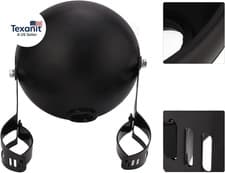7In Motorcycle Headlight Housing,Universal Motorcycle Front Light Metal Bucket B - image 2