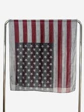 Popular Shawl American Flag Oblong Scarfs Stars Pattern Headscarf Soft Love Gift - image 3