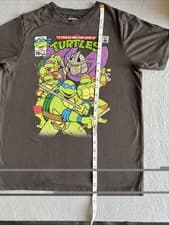 Unisex Ninja Turtle Bu Nickelodeon T-shirt grey Size XL Shirt Sleeve - image 5