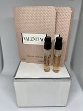 2 X VALENTINO EAU DE PARFUM SPRAY VIAL WOMEN 0.06 Oz / 2 ml NEW SAMPLE