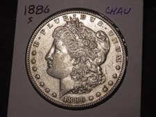 1886-S MORGAN DOLLAR CHOICE AU NICE POPULAR BETTER DATE SHIPS FREE