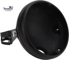 7In Motorcycle Headlight Housing,Universal Motorcycle Front Light Metal Bucket B - image 5