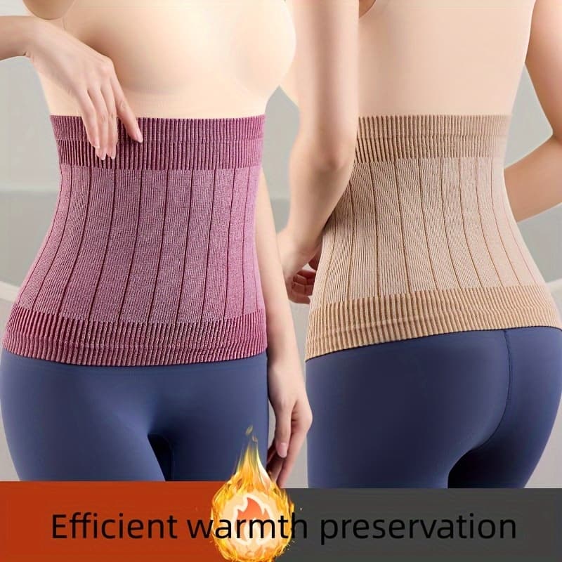 Four Seasons Constant Temperature Warm Waist Belt, Belly Protection, Warm Palace, Warm Stomach, Warm Back, Anti-Cold, Waist Shaping, Abdominal Binding Belt for Women