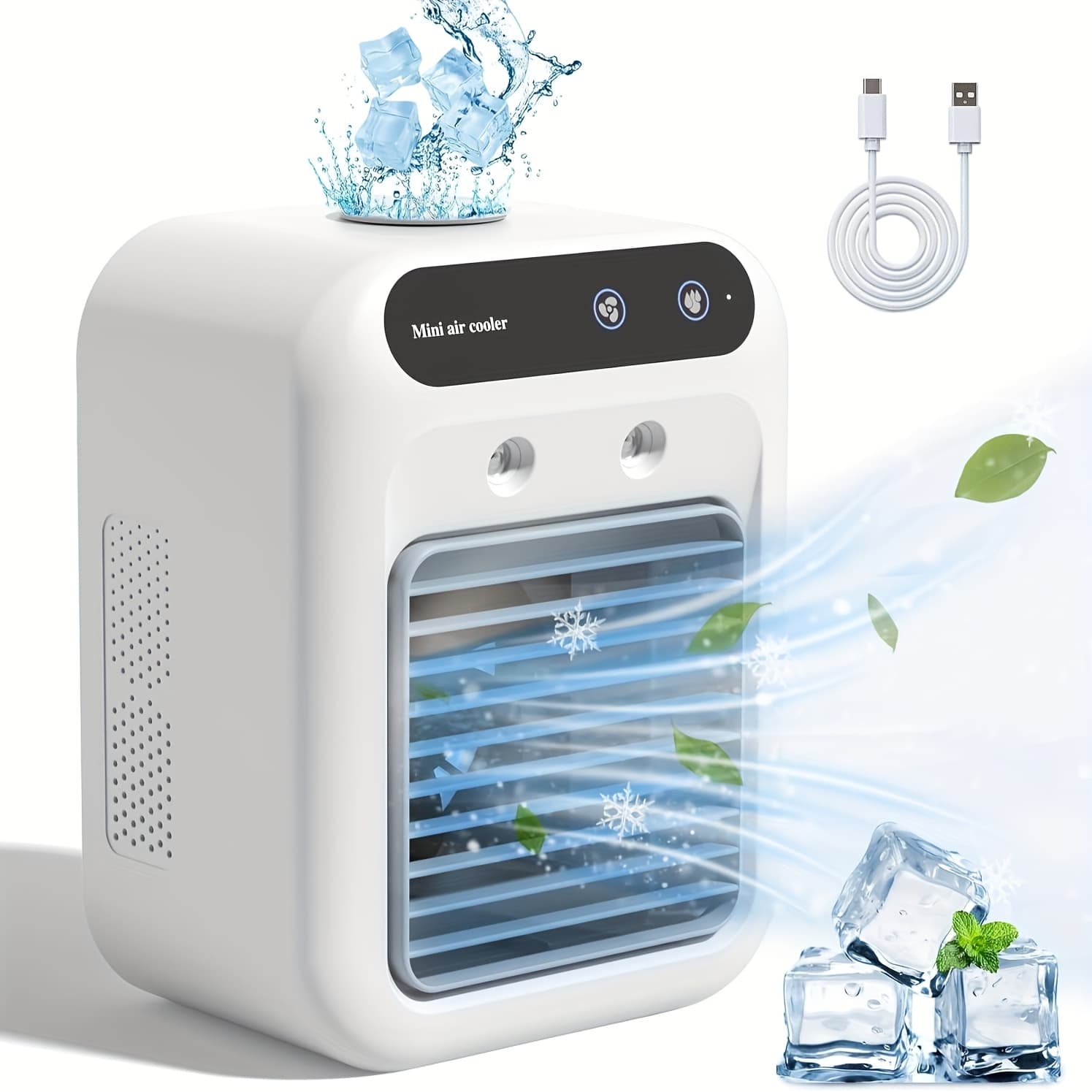 Compact Desktop Design That Saves Space, Supports USB Charging. Lightweight and Portable, It Can Be Easily Moved Between Different Rooms.