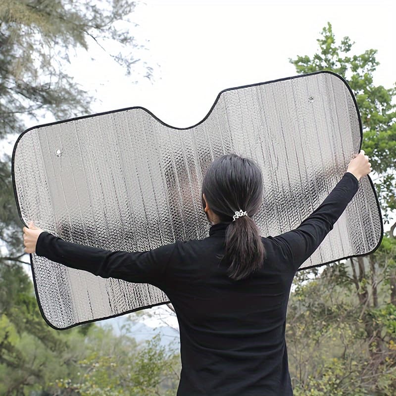 Fit Car Sunshade - Heat-Insulating & UV Protection Windshield Cover for Parking