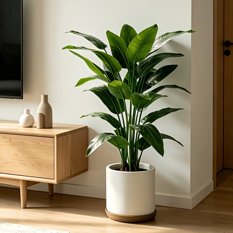 40-Inch Extra-Large Artificial Rich Banana Tree, Suitable for Indoor And Outdoor Use, with Lush And Realistic Green Leaves Suitable for