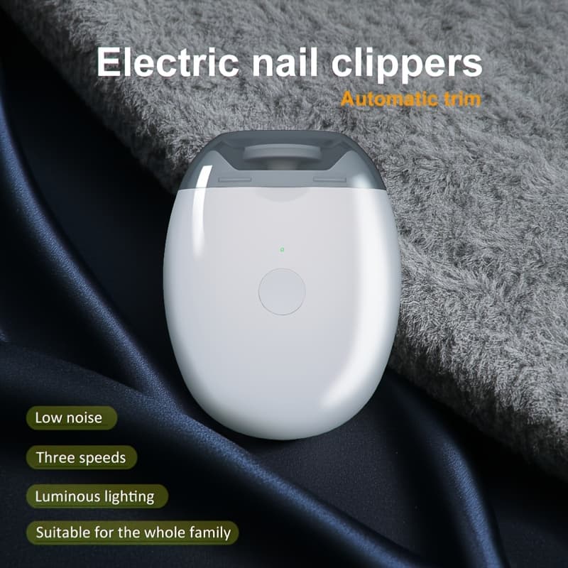This Electric Nail Grinder Is Portable And Features an Automatic Nail Clipper. It'S User-Friendly, Charges Via USB, Has Three Adjustable