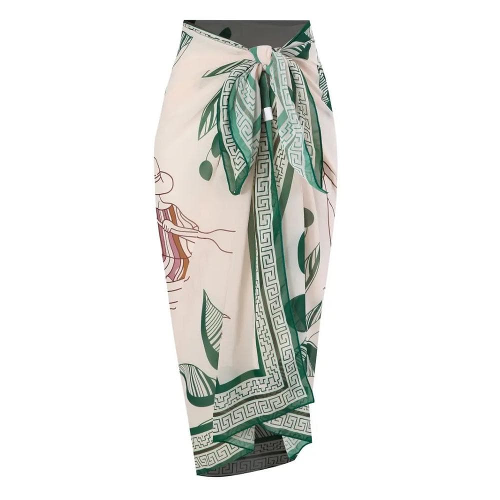 Women'S Two-Piece Swimsuit with a Design Featuring a Short Skirt, Perfect for a Stylish Beach Vacation Outfit