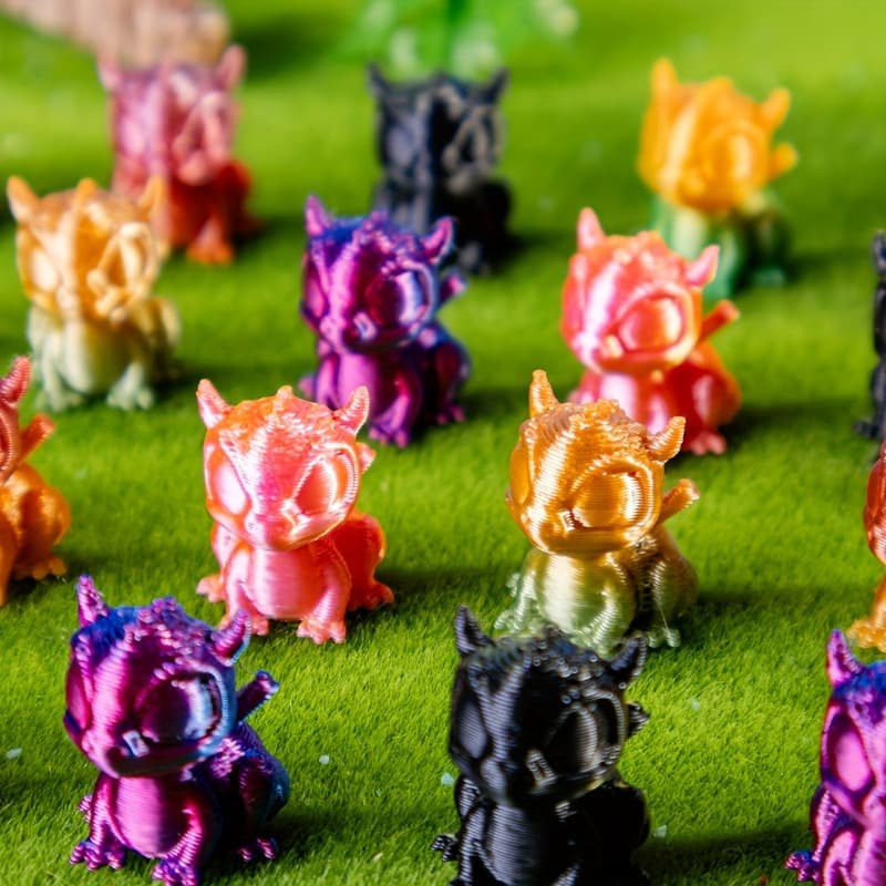 100pcs of 3D Dragon Figurines, Prehistoric Dragon Creature Decorations, Suitable for Dragon Enthusiasts, Perfect Holiday Gifts And Room Decor