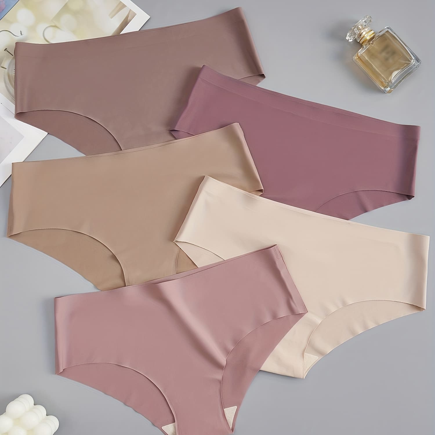 5-pack Ladies' Underwear Big Briefs Trackless Underwear Softer and More Comfortable Than Keeny Ladies' Underwear Buns Solid Color Ladies' Underwear Leggings Seamless Underwear Ladies' Underwear