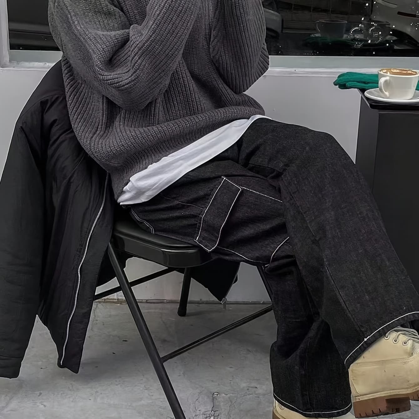 Autumn And Winter Men'S And Women'S Easy Solid Color Round Neck Long Sleeve Loose Casual Fashion Versatile Pullover Knit Sweater