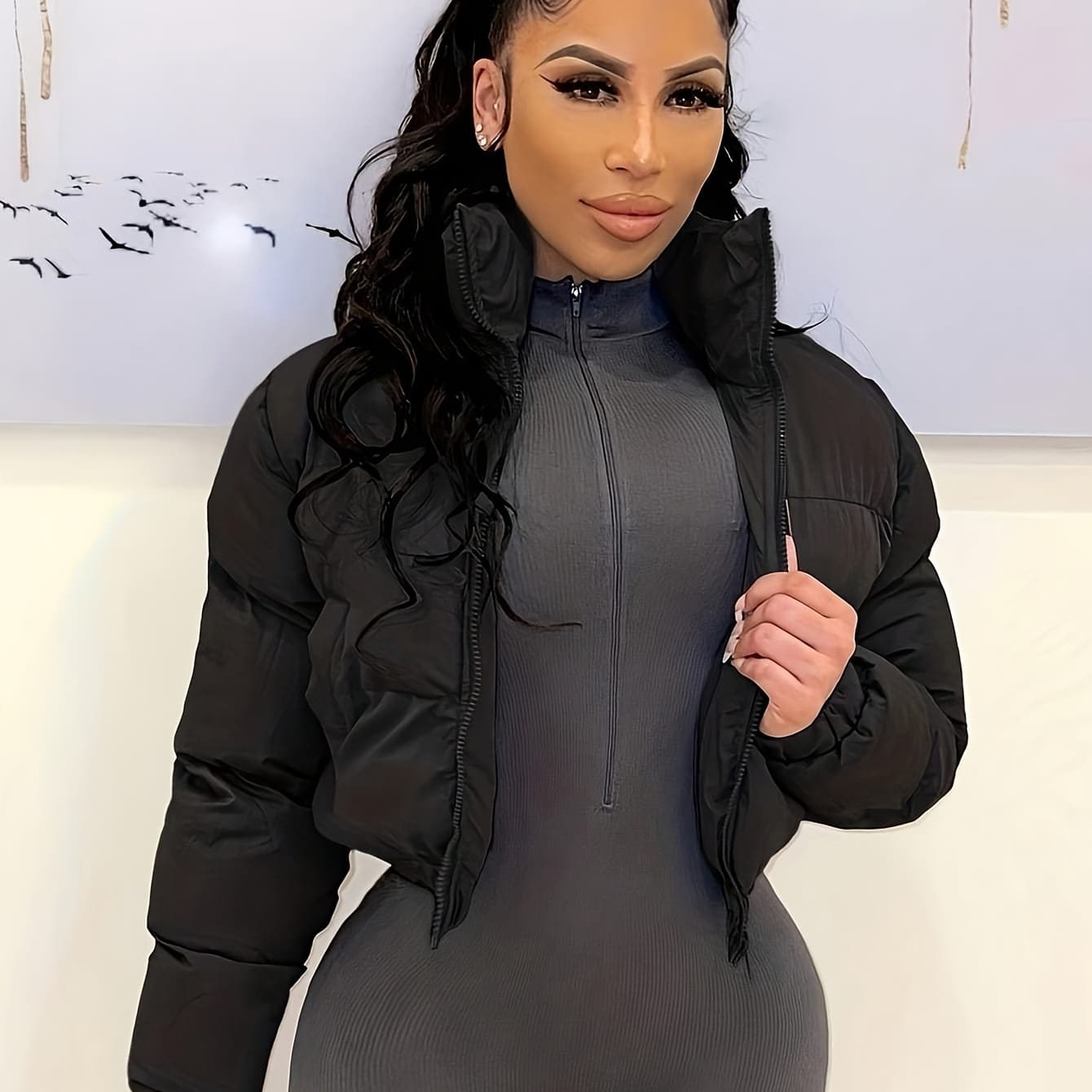 Autumn/Winter European and American Short Women's Jacket