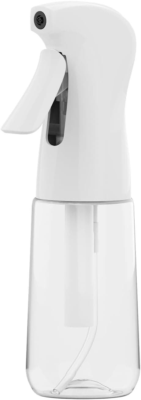 GRIFEMA 200ml White Spray Bottle – Fine Mist Sprayer for Hairdressing, Facial Hydration, Plants, Pet Grooming, Refillable, GE2003W-200