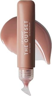 Lip Oasis Hydrating Lip Balm, Glossy Moisturizing Lip Treatment for Dry, Sensitive Lips, Clean, Vegan & Gluten-Free, Sheer Tint Dune, 0.3 oz