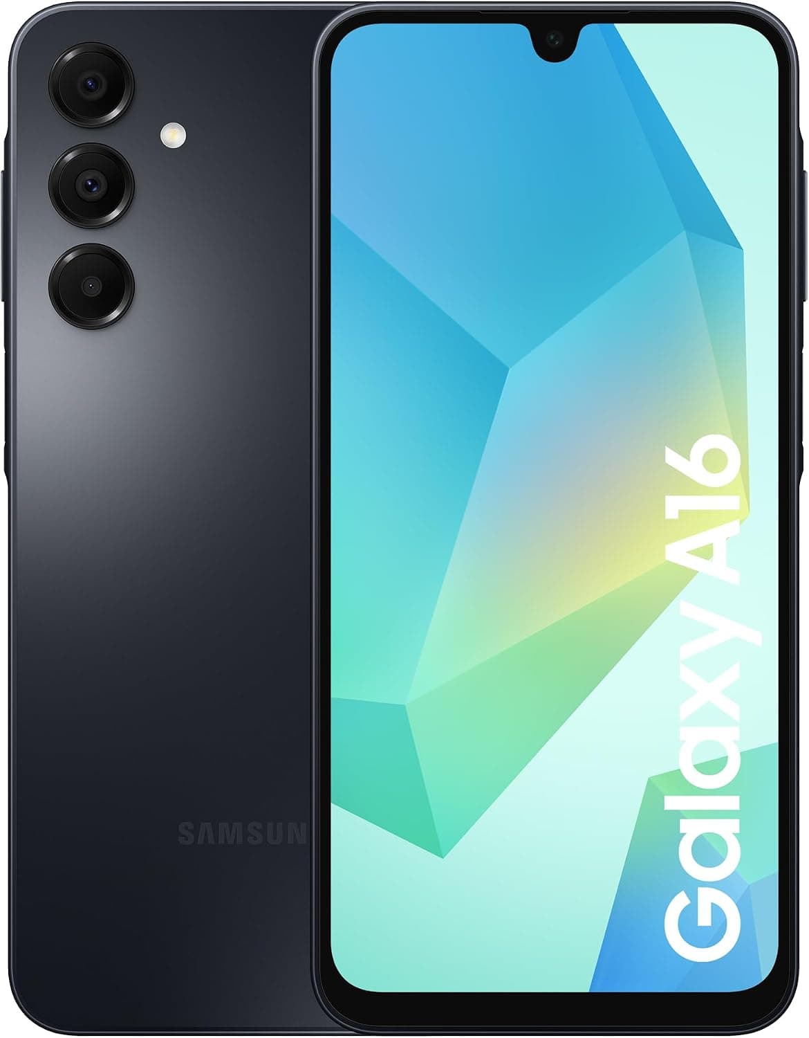 Samsung Galaxy A16 4G Android Smartphone, Super Amoled 6.7" Screen, Multiple Cameras, 128GB Storage, Blue Black, 3 Year Manufacturer