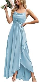 Women's 2026 Spring Formal Evening Gown Elegant Long Prom Dress Wedding Guest Party Cocktail Bridesmaid Maxi Dress