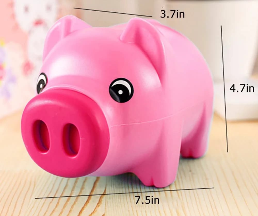 Cartoon cute Pink pig coin crash coin box gift children save Money Saving Box Case Coins Kawaii Cartoon Pig Shaped Piggy Bank
