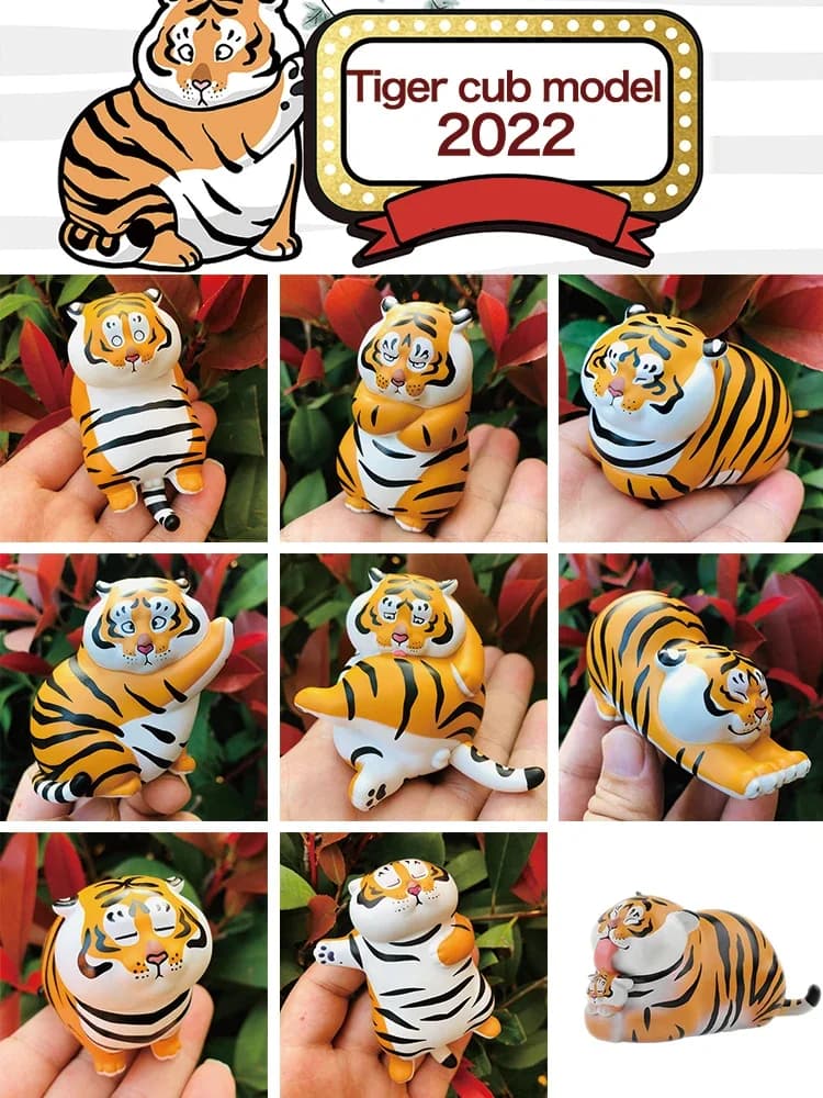 Tiger Miniature Garden Ornament, DIY Tiger Statues, Micro Landscaping Cake Decoration, Car and Home Decor, Groomsmen Gifts