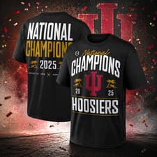 POPULAR -Indiana Hoosiers 16-0 Football 2025 National Champions Locker Room Fans