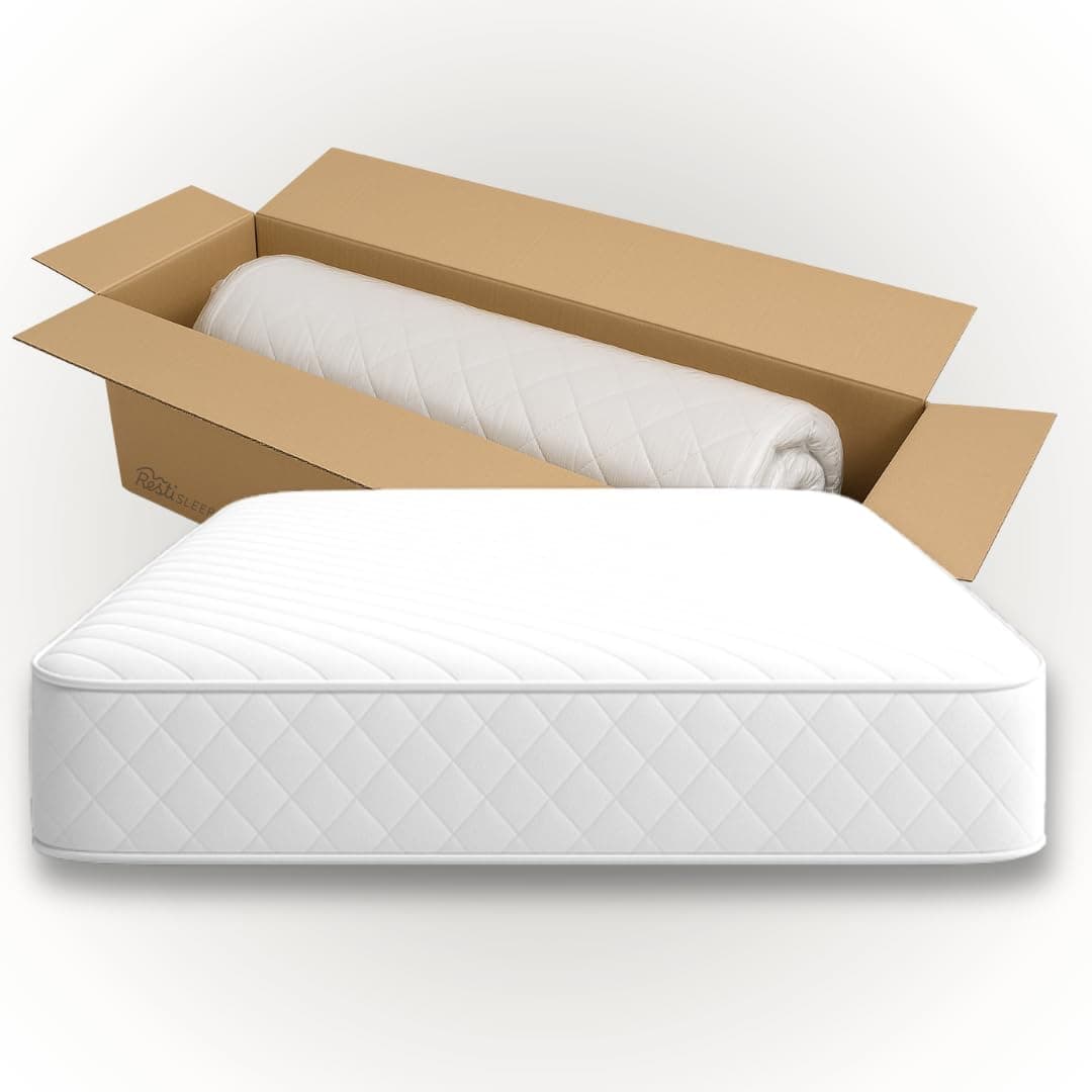 Resti Diamond Mattress | Single Double King | Bonnell Spring Soft Medium Firm Comfort | Fire Resistant UK Made (King (U.K. Standard))