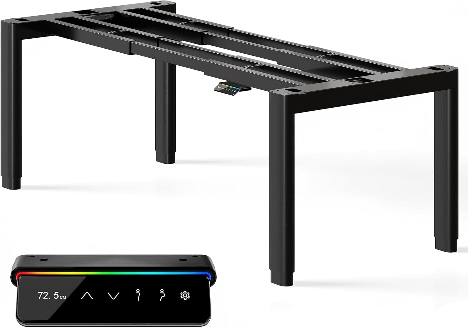 MAIDeSITe T4 Pro Plus Height Adjustable Electric Standing Desk Frame with 240KG Load Capacity, Dual Motor Sit Stand Desk Ultra-stable Stand