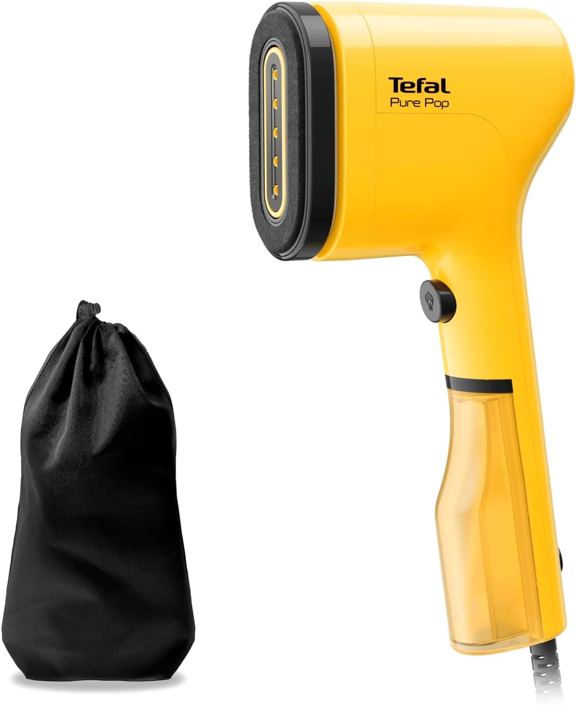 Tefal Pure Pop Slim Handheld Clothes Steamer, No Ironing Board Needed, Ready to Use in 15 Seconds, 70ml Detachable Water Tank, Travel Iron